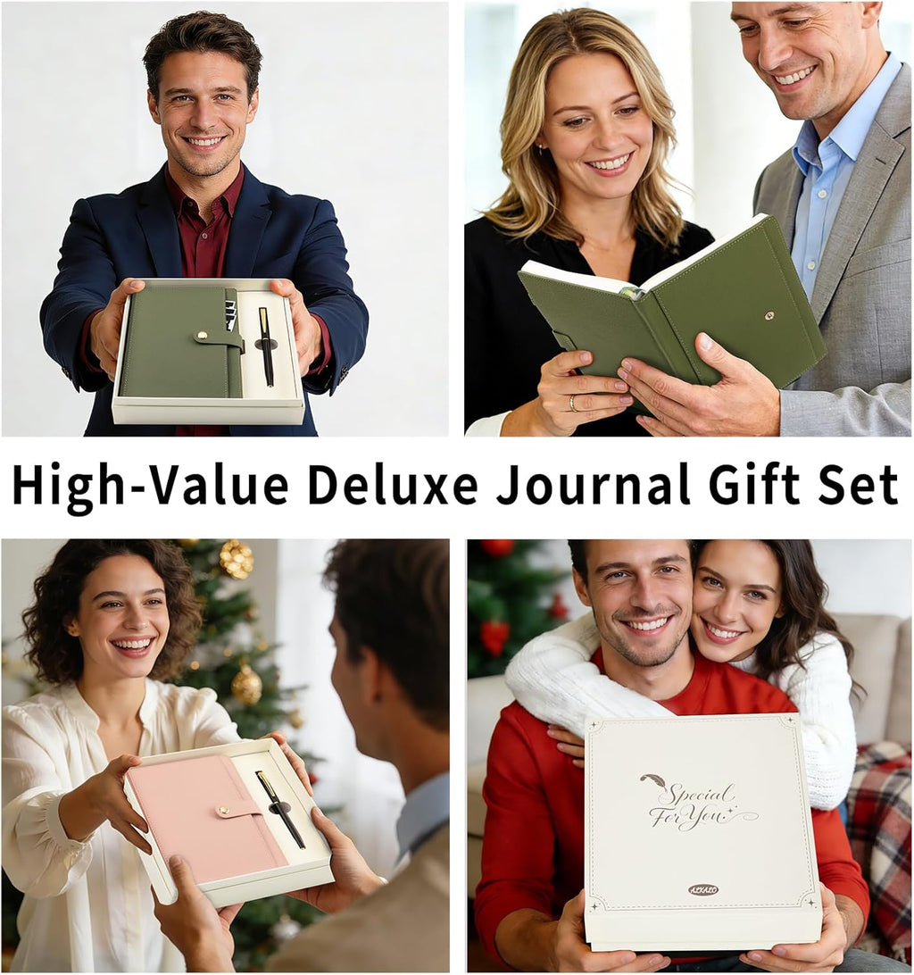 Elegant Pink Leather Journal