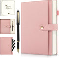 Elegant Pink Leather Journal