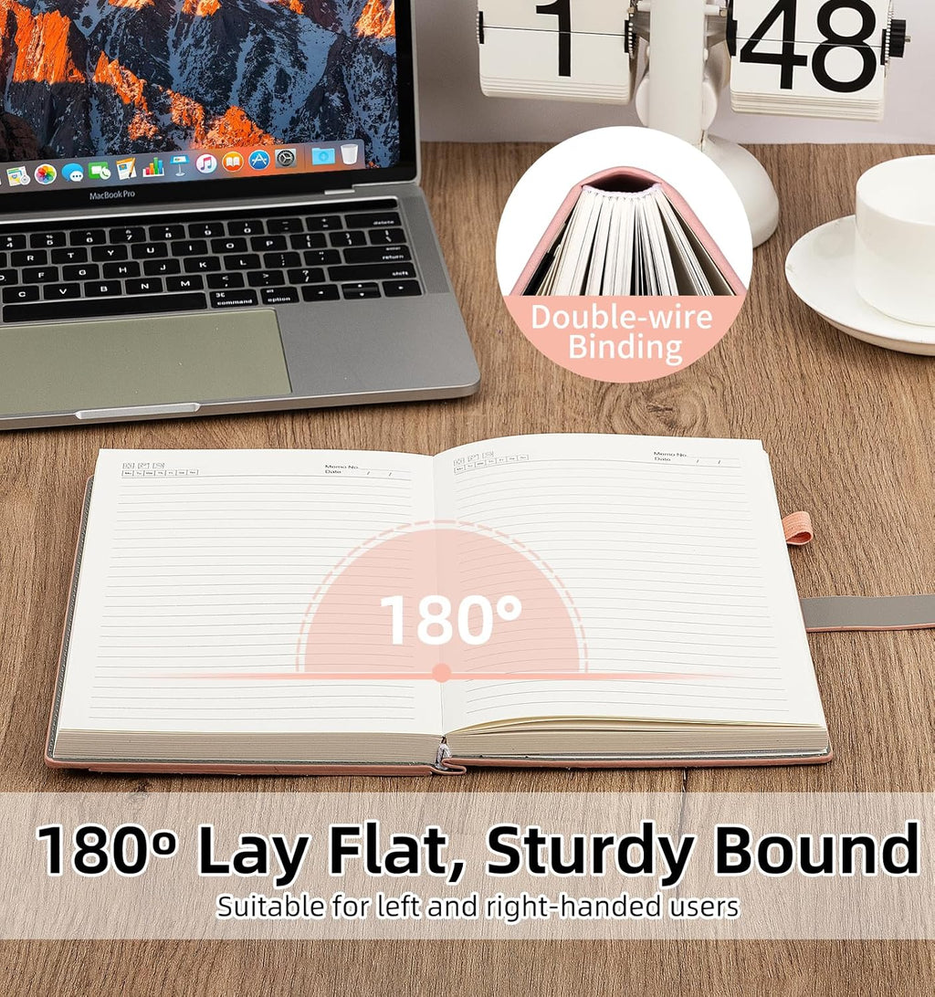 Elegant Pink Leather Journal